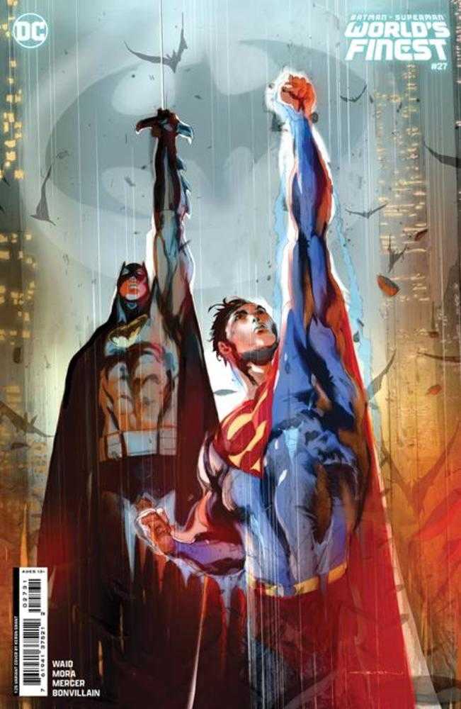 Batman Superman Worlds Finest #27 1:25 Keron Grant Card Stock Variant