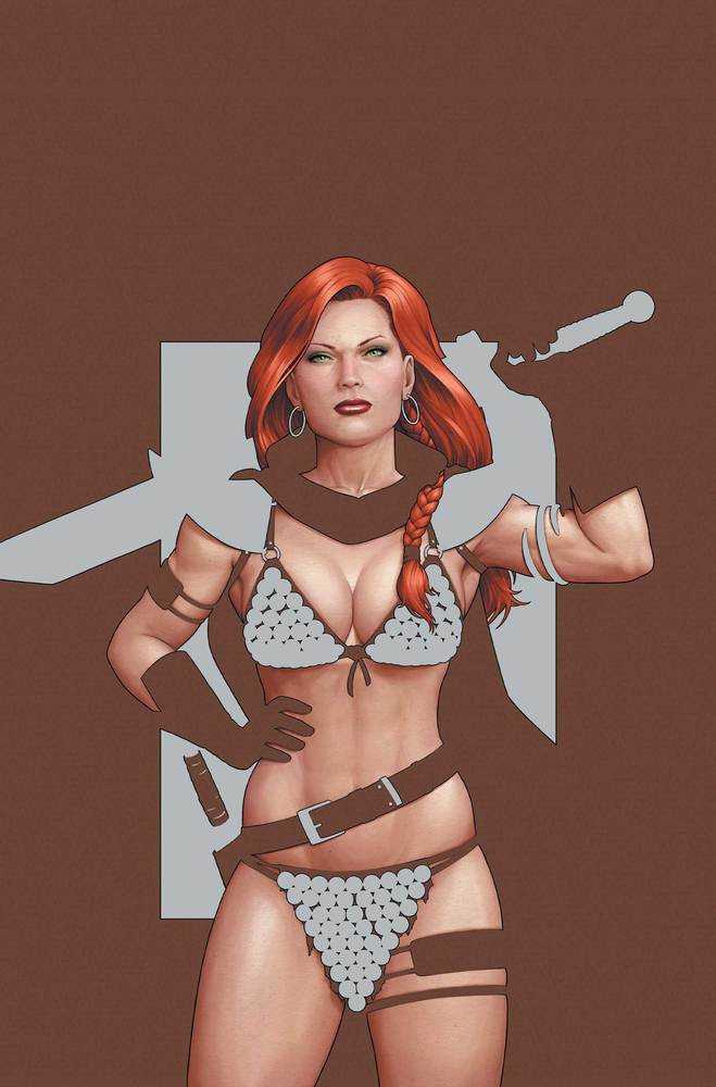 Red Sonja Empire Damned #1 Cover T 10 Copy Variant Edition Foil Virgin