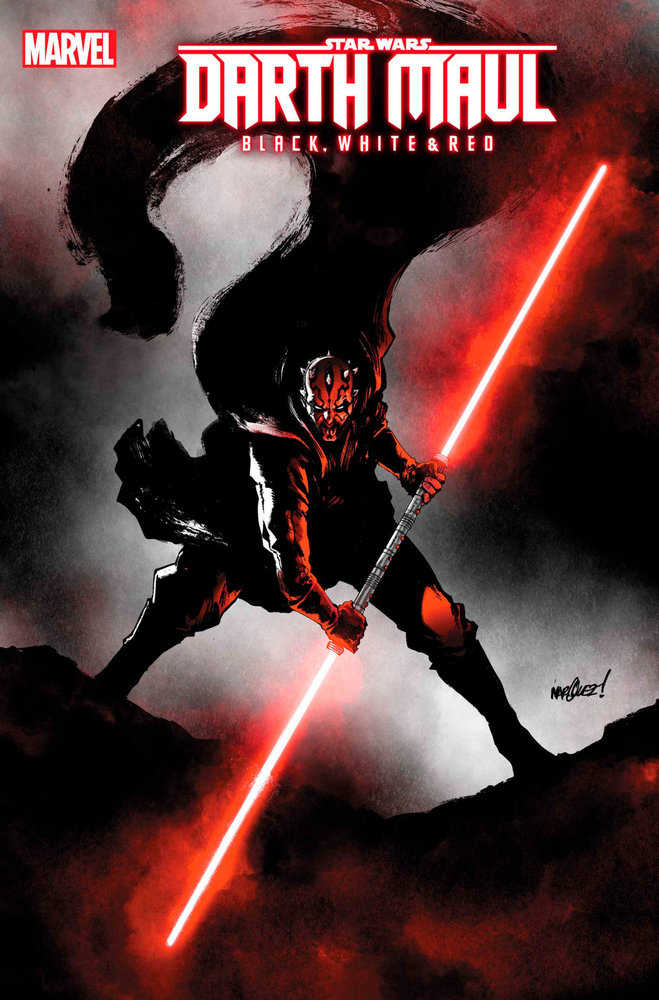 Star Wars: Darth Maul - Black, White & Red #3 David Marquez Variant 1:25
