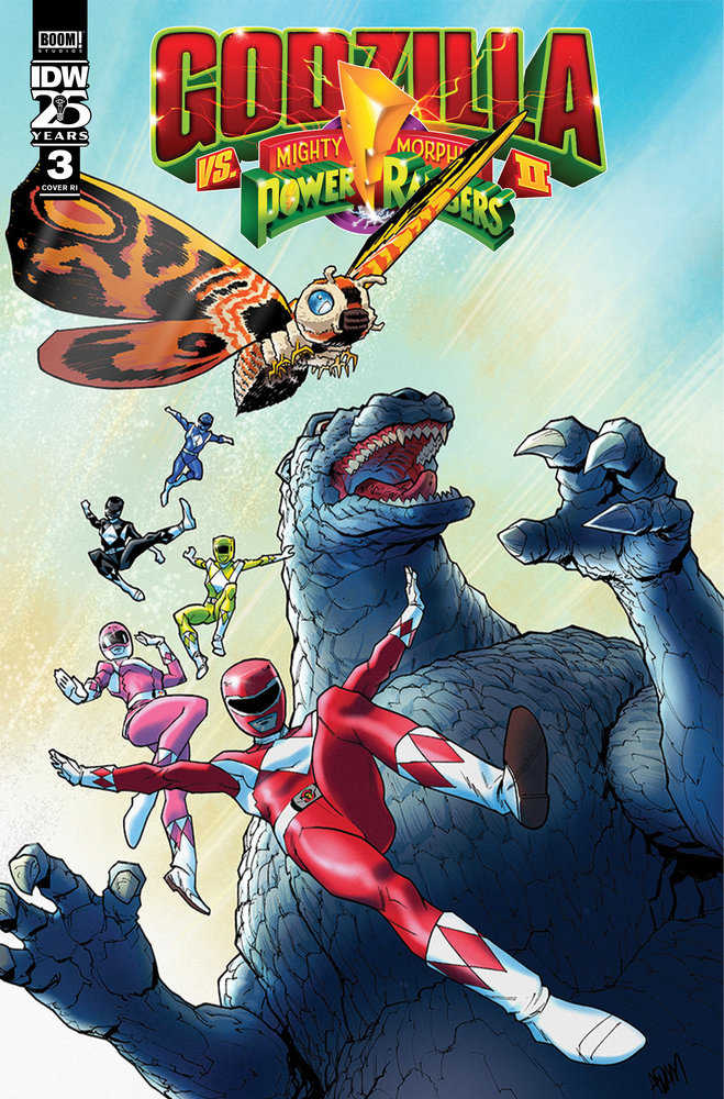 Godzilla vs. MMPR II #3 1:10 Gorham