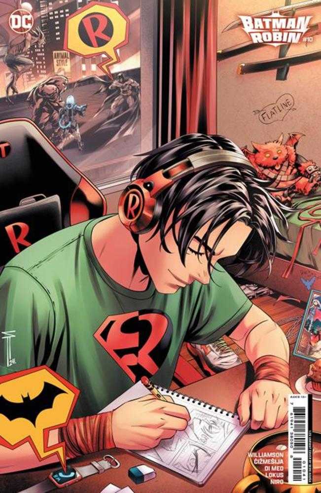 Batman And Robin #10 Cover D 1 in 25 Serg Acuna Card Stock Variant