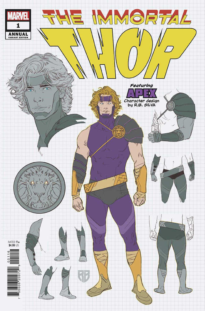 Immortal Thor Annual #1 R.B. Silva Design Variant [Iw] 1:10
