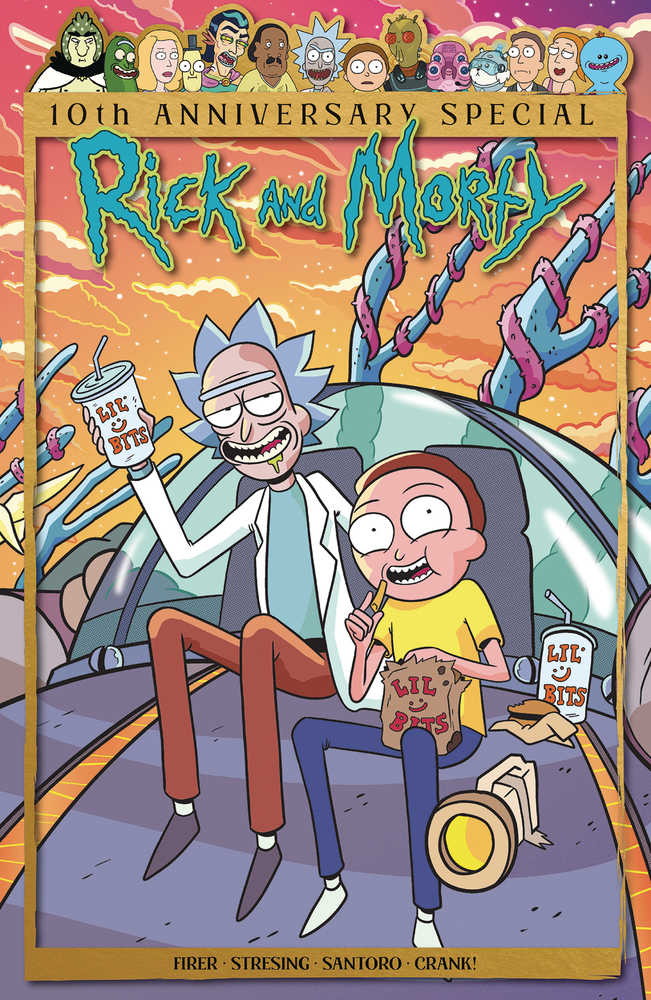 Rick And Morty 10th Anni Special #1 Cover A Wraparound Ellerby