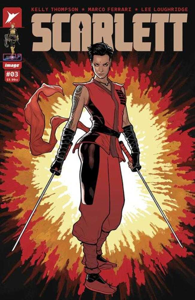 Scarlett #3 (Of 5) Cover D 25 Copy Variant Edition Spokes
