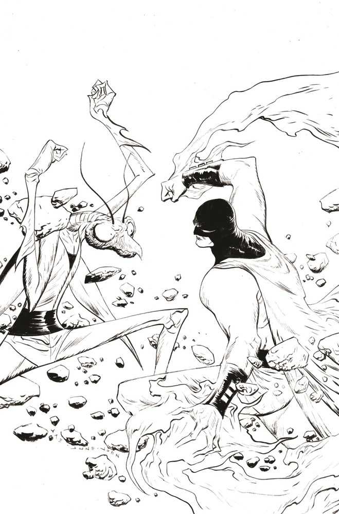 Space Ghost #4 Cover J 25 Copy Variant Edition Lee Line Art Virgin