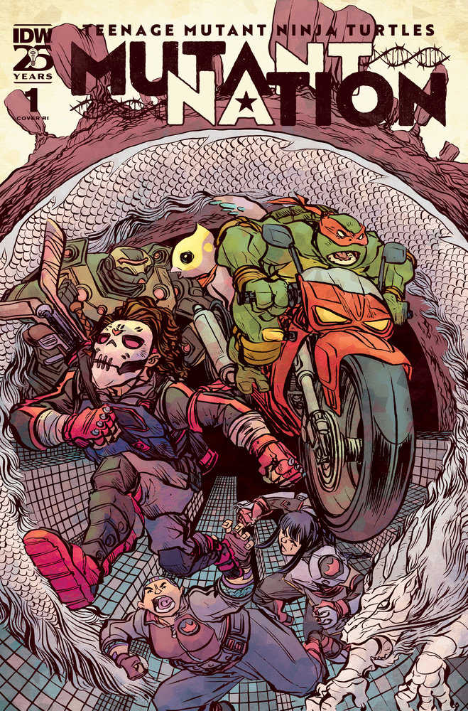 1:10 Teenage Mutant Ninja Turtles: Mutant Nation #1 Lonergan Variant