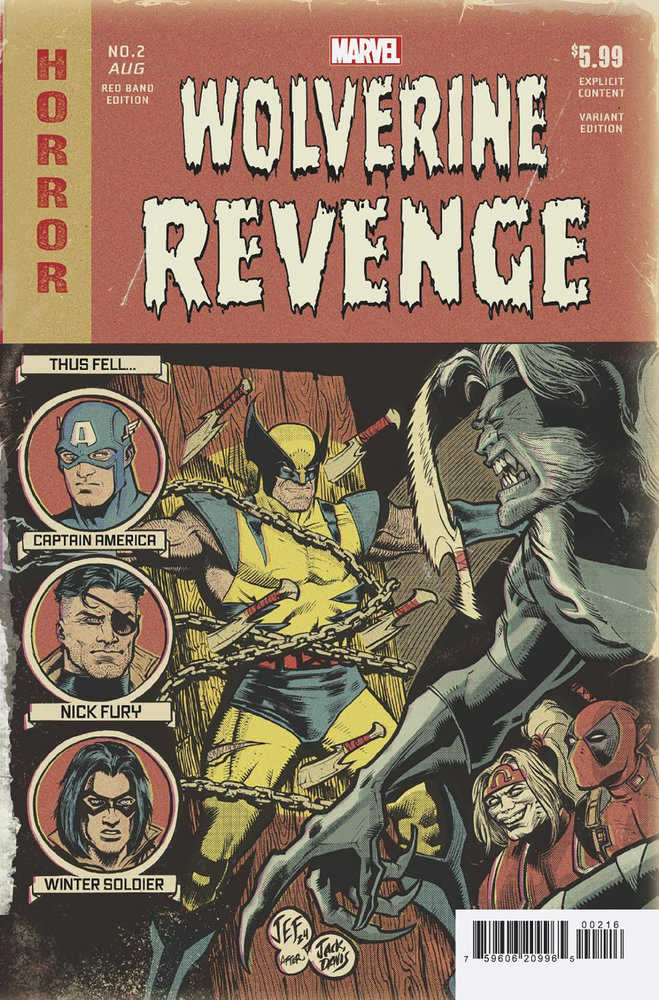 Wolverine: Revenge - Red Band #2 1:25 Juan Ferreyra Homage Variant [Polybagged]