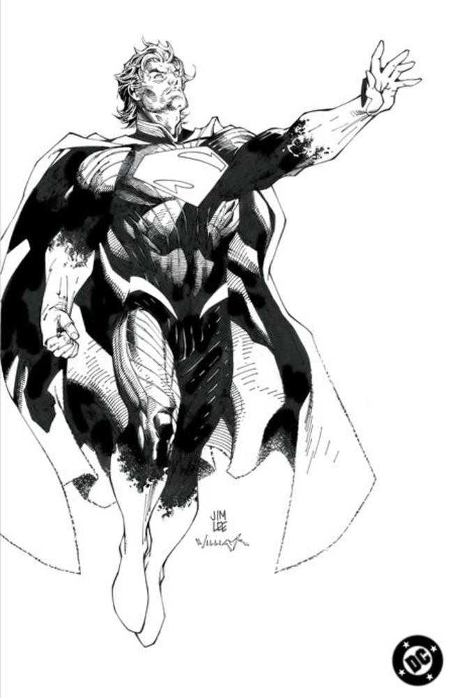 1:100 Absolute Superman #1 Jim Lee Black & White Card Stock Variant