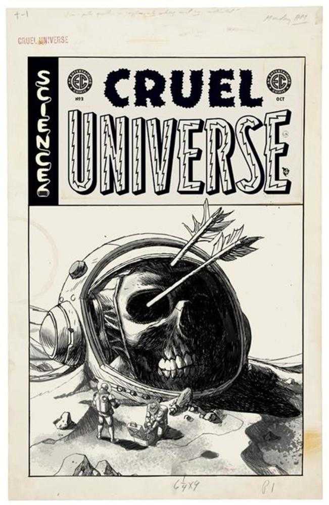 EC Cruel Universe #3 1:20 Johnson B&W Artist Edition Variant