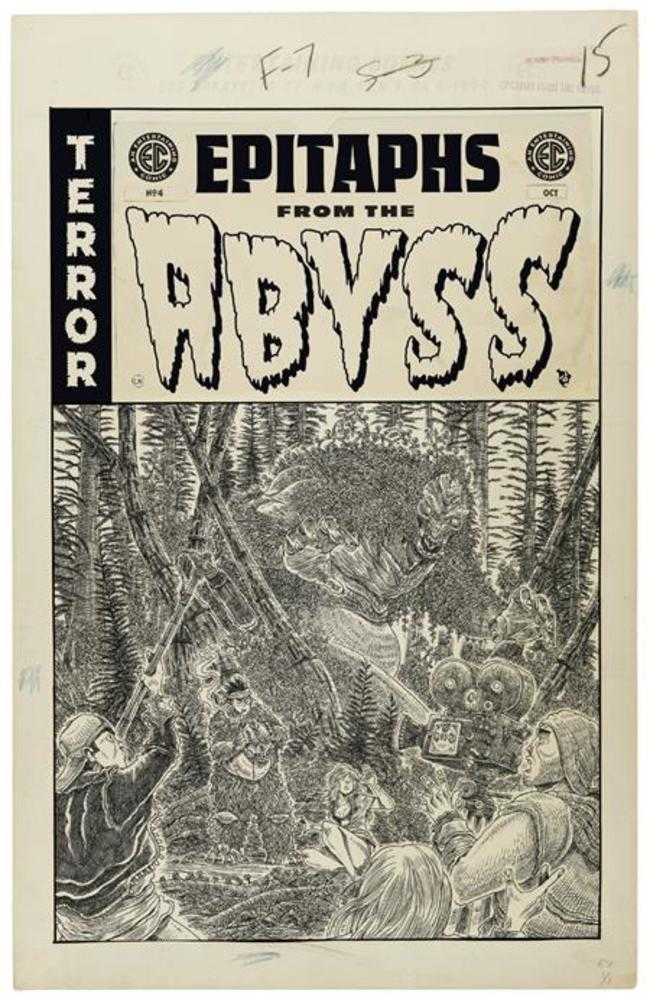 EC Epitaphs From The Abyss #4 1:20 CVR D James Stokoe Black & White Artist Edition Variant