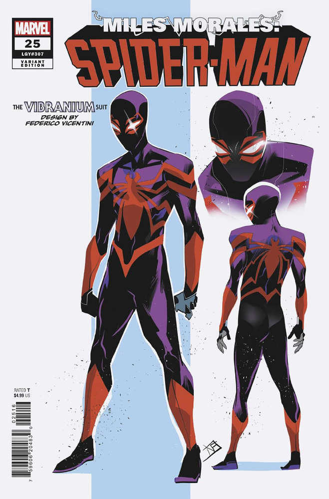 Miles Morales: Spider-Man #25 1:10 Federico Vicentini Design Variant