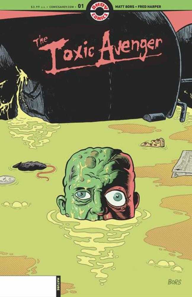 Toxic Avenger #1 (Of 5) 1:3 Matt Bors Unlock Variant CVR B (Mature)