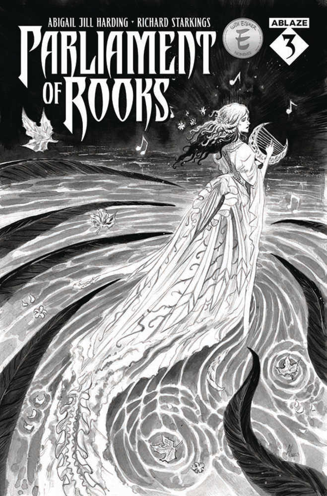 Parliament Of Rooks #3 Cover B Abigail Jill Harding Black & White (Mature)