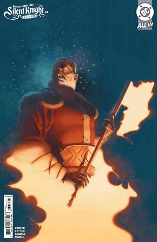 Batman 1 in 25 Santa Claus Silent Knight Returns #4 (Of 5) Cover C Marc Aspinall Card Stock Variant