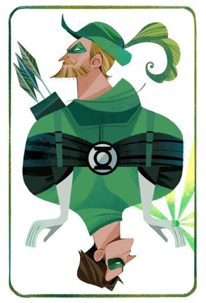 1:25 Green Lantern Green Arrow Worlds Finest Special #1 Crystal Kung Card Stock Variant