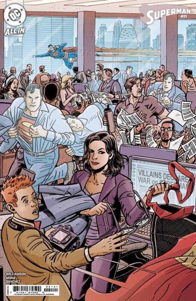 Superman #21 1:25 David Lapham Card Stock Variant