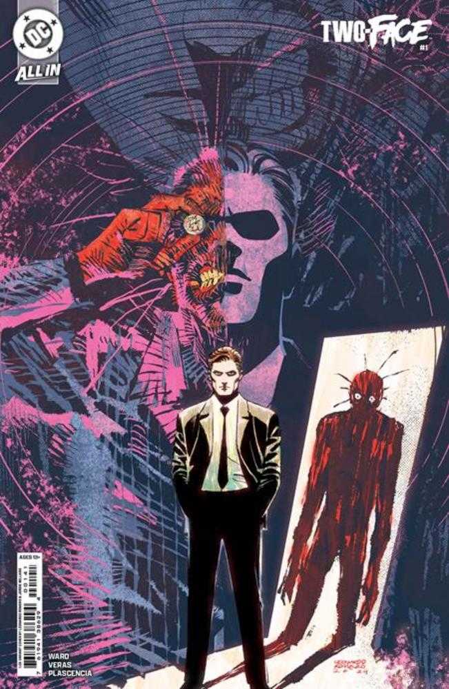 Two-Face #1 1:25 Leonardo Romero Card Stock Variant