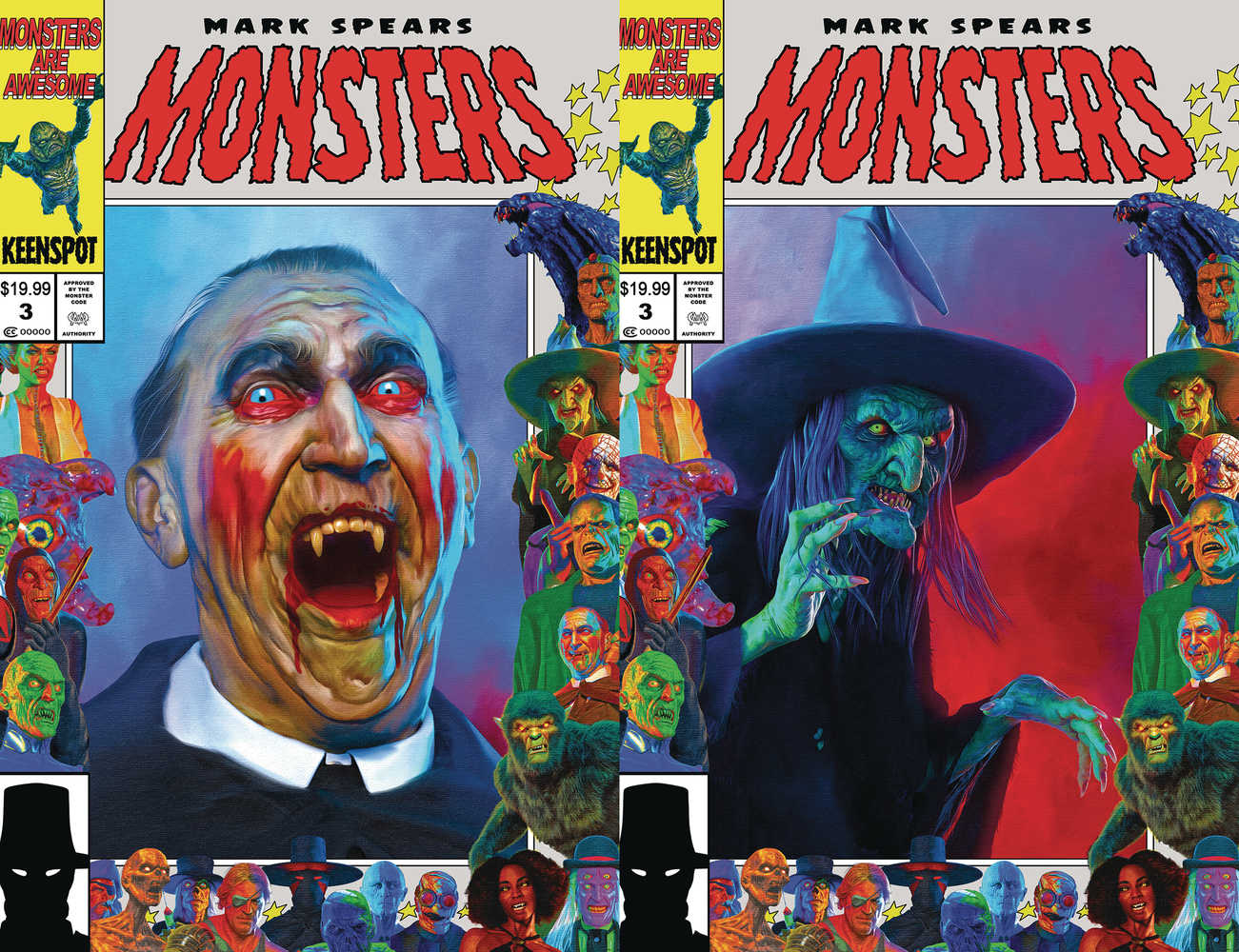 Mark Spears Monsters #3 Cover F Holofoil Flip - DAMAGED