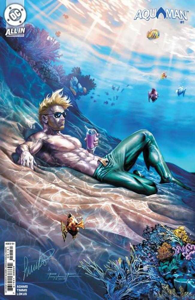 Aquaman #1 1:25 Salvador Larroca Card Stock Variant