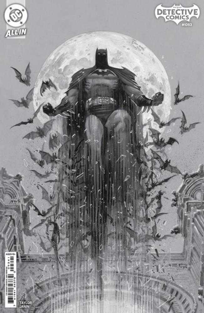 Detective Comics #1093 1:25 Juan Ferreyra Black & White Card Stock Variant