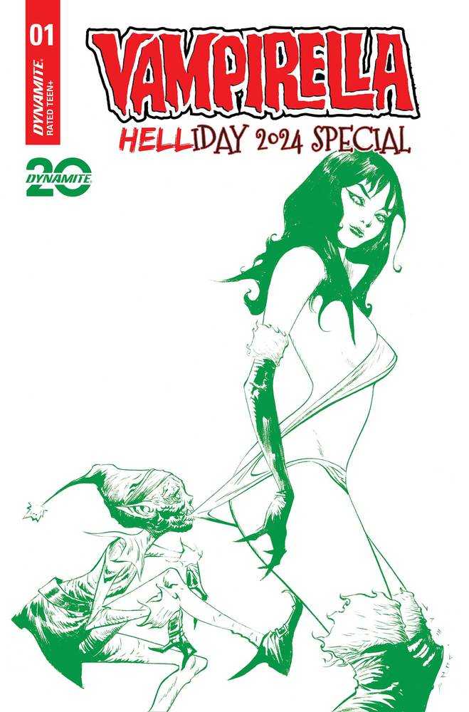 Vampirella Helliday 2024 Sp #1 Cover L Foc Bonus Green Lee Lin