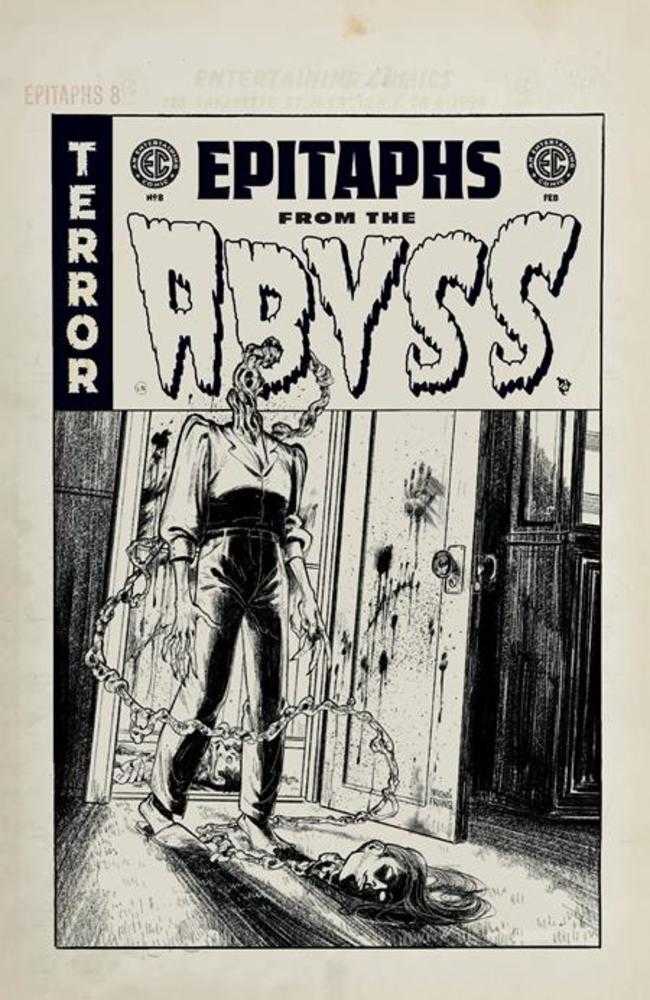 EC Epitaphs From The Abyss #8 1:20 Naomi Franq Black & White Artist Edition Variant