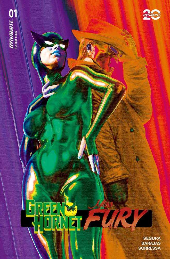Green Hornet Miss Fury #1 Cover Z Foc Spears Ultraviolet