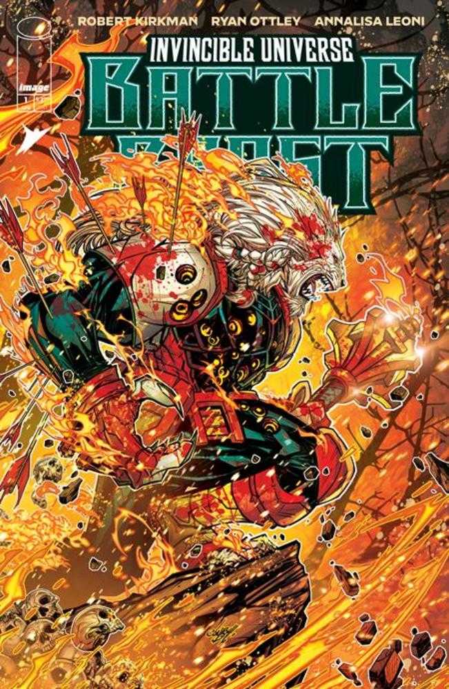 Invincible Universe Battle Beast #1 1:100 Jonboy Meyers Foil Variant