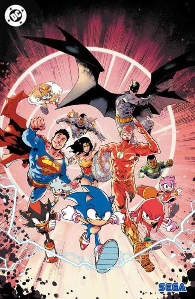 DC X Sonic The Hedgehog #1 1:25 Pablo M Collar Virgin Card Stock Variant