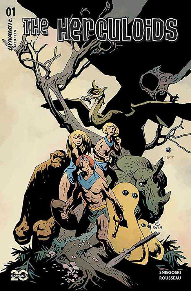 Herculoids #1 1:10 Variant Edition Mignola Foil