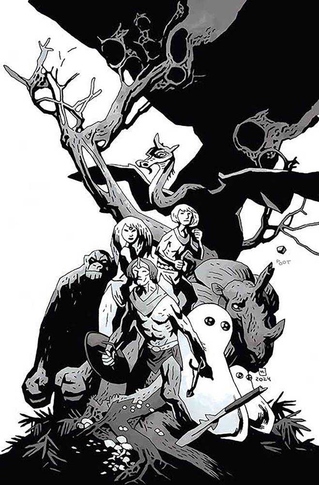 Herculoids #1 Cover Zh 15 Copy Foc Variant Edition Mignola Line Art Virgi