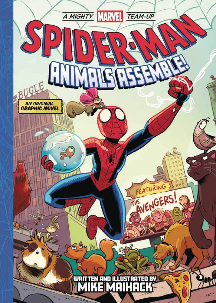 Mighty Marvel Team Up Softcover Graphic Novel Spider Man Animals Assemble