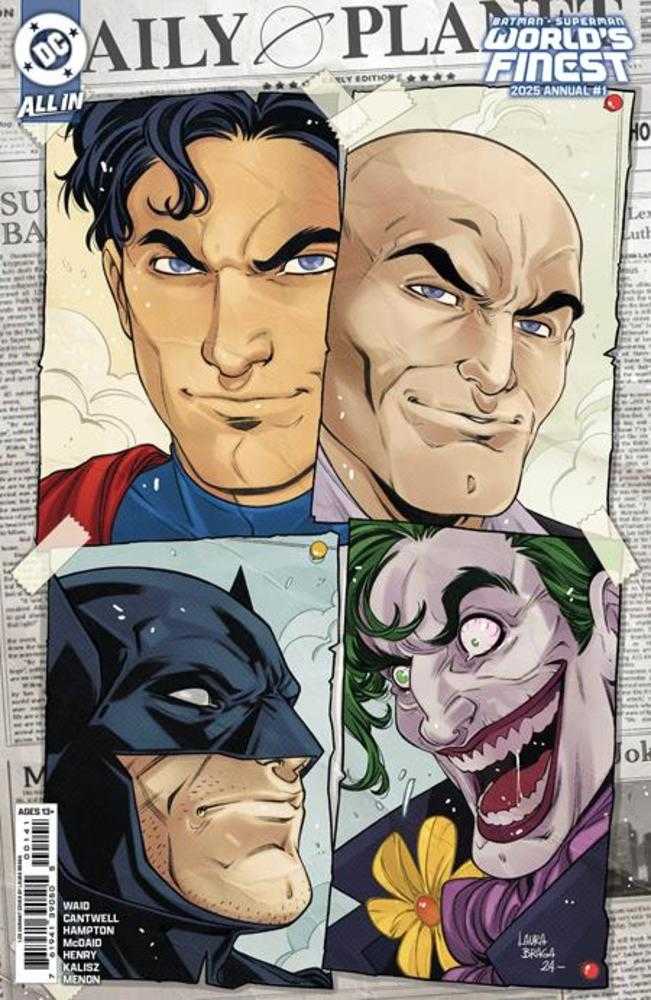 Batman Superman Worlds Finest 2025 Annual #1 (One Shot) Cover D 1 in 25 Laura Braga Card Stock Variant (We Are Yesterday)