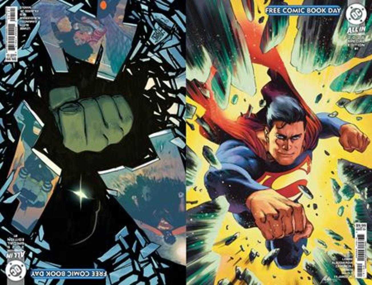 Free Comic Book Day 2025 - DC All In Absolute Universe 2025 Free Comic Book Day Special Edition Foil Variant *ONE PER CUSTOMER*