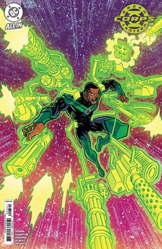 Green Lantern Corps #3 1:25 Afu Chan Card Stock Variant