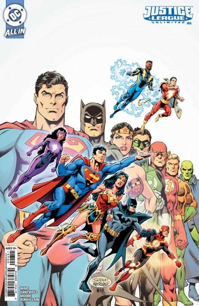 Justice League Unlimited #6 1:25 Dan Jurgens Card Stock Variant (We Are Yesterday)