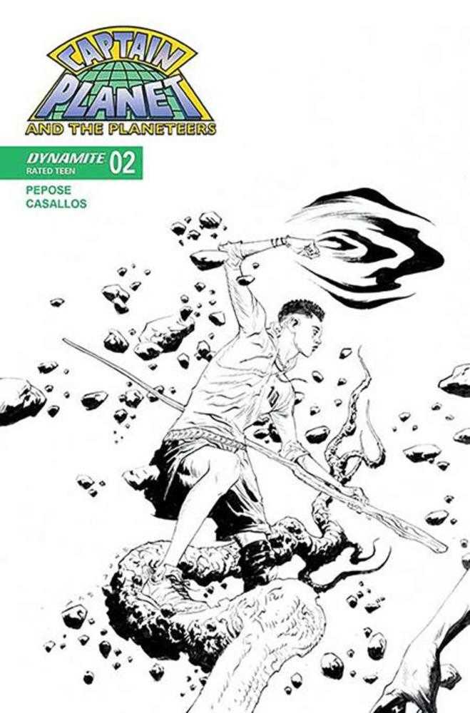 Captain Planet #2 1:10 Cover G Jae Lee Line Art Variant