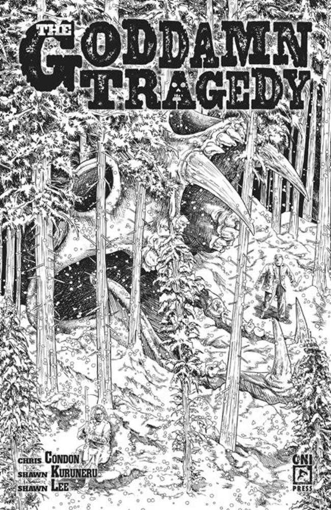 Goddamn Tragedy #1 Cover F 10 Copy Variant Edition Cha Black & White (Mature)