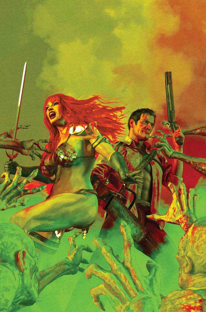 Red Sonja vs Aod #1 1:15 Variant Edition Spears Green Virg