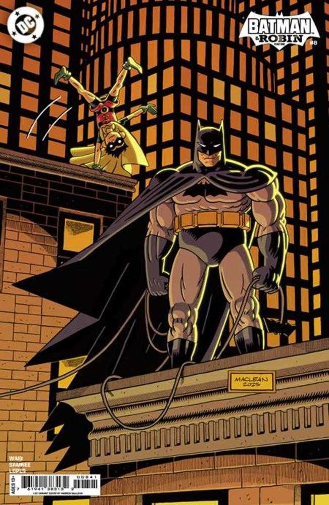 Batman & Robin Year One #8 1:25 Andrew Maclean Card Stock Variant