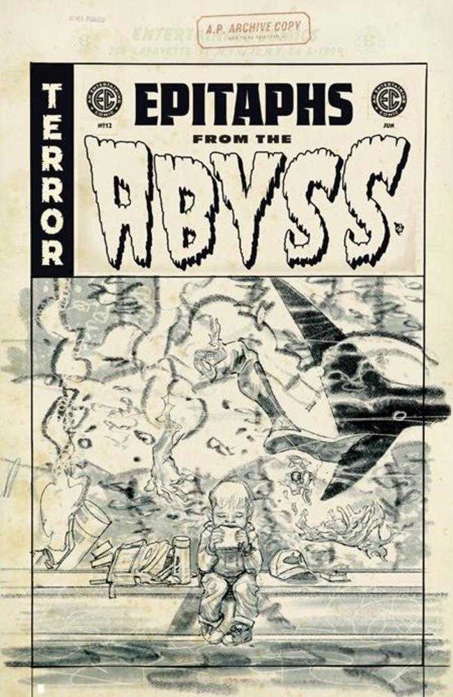 EC Epitaphs From The Abyss #12 1:20 Tom Fowler Black & White Artist Edition Variant
