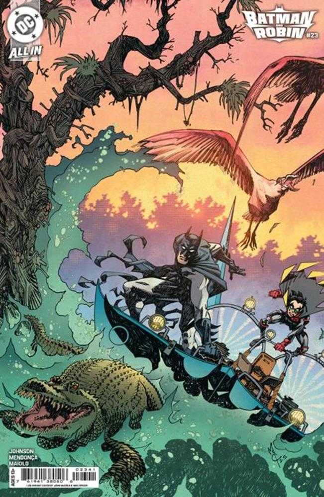 Batman And Robin #23 1:25 Cover E John Mccrea Card Stock Variant