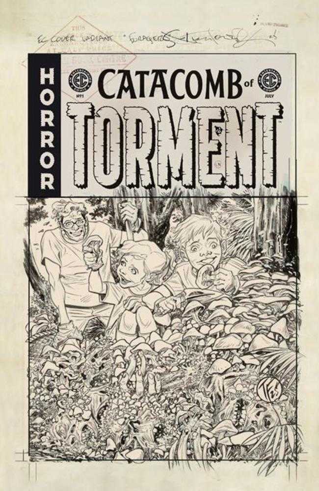 EC Catacomb Of Torment #1 1:20 Cover F Inc Tom Fowler Black & White Artist Edition Variant