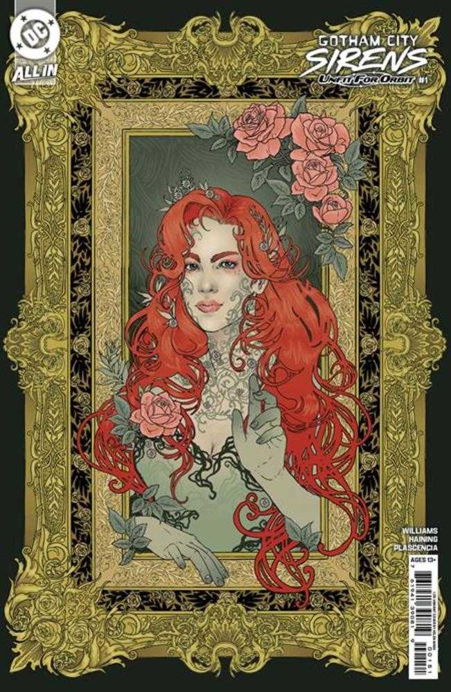 Gotham City Sirens Unfit For Orbit #1 1:25 Helen Mask Card Stock Variant