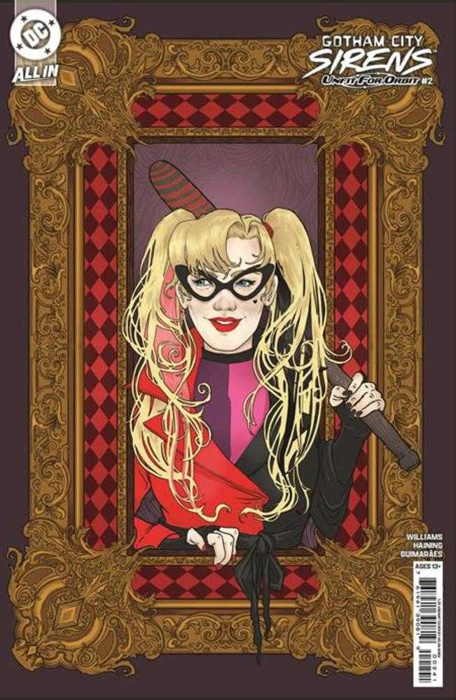 Gotham City Sirens Unfit For Orbit #2 (Of 5) 1:25 Cover E Helen Mask Card Stock Variant