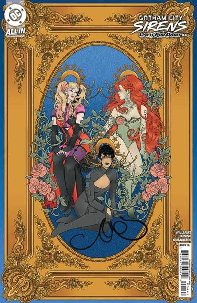 Gotham City Sirens Unfit For Orbit #4 (Of 5) 1:25 Cover E Helen Mask Card Stock Variant