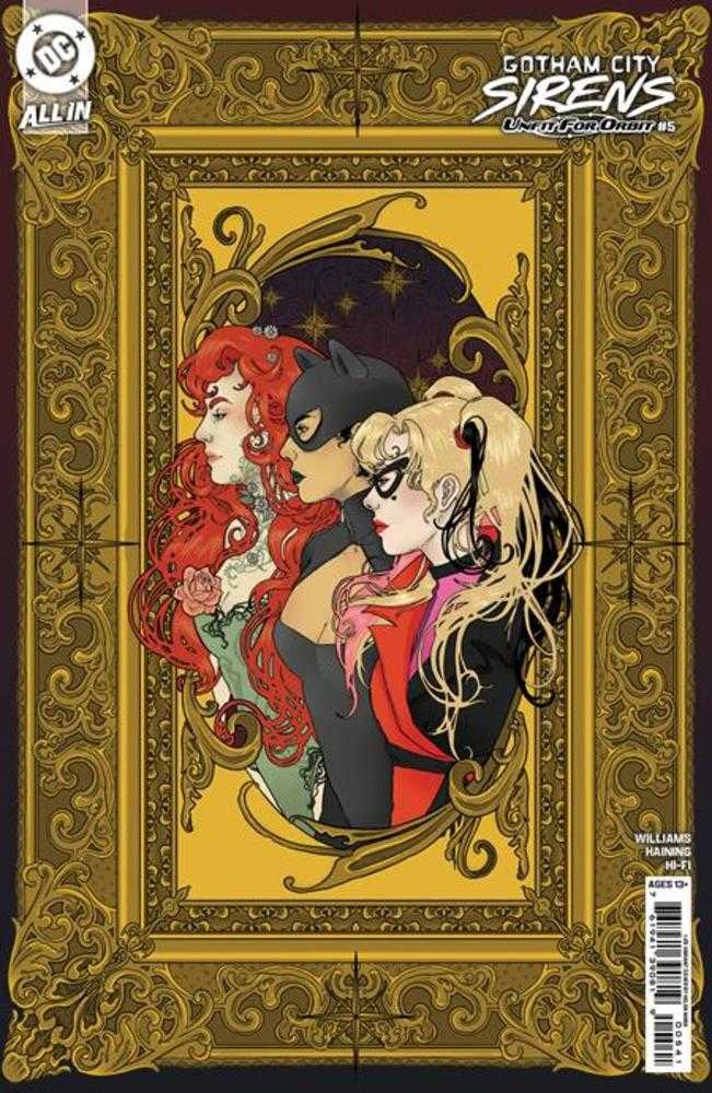 Gotham City Sirens Unfit For Orbit #5 (Of 5) 1:25 Cover E Helen Mask Card Stock Variant