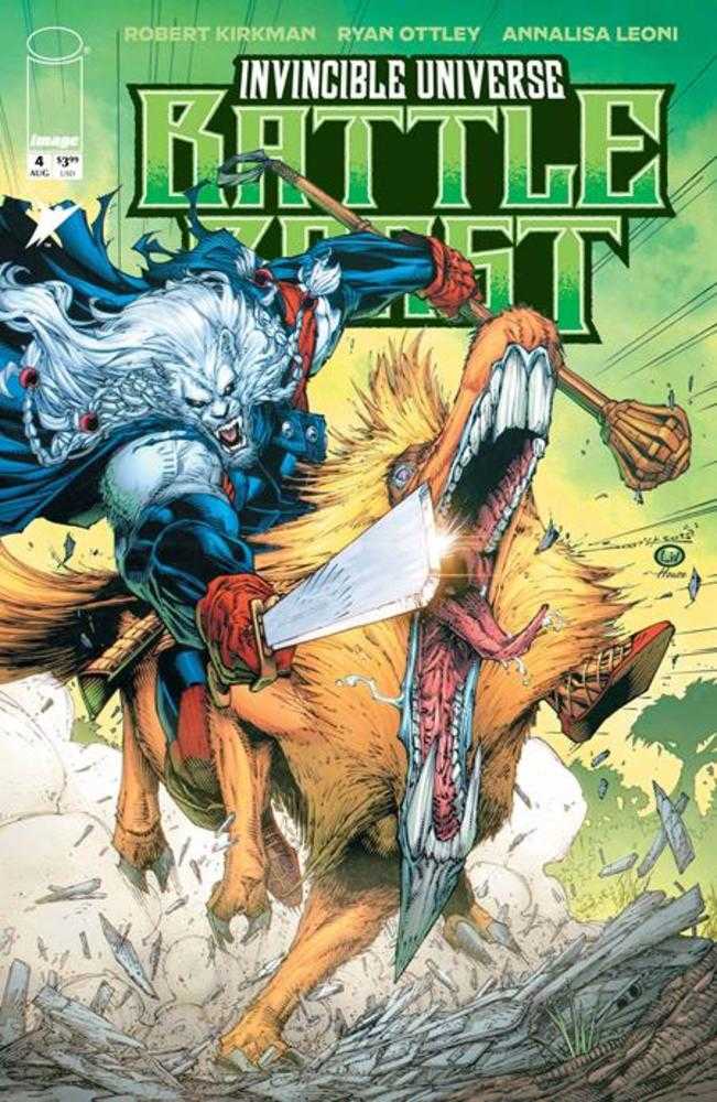Invincible Universe Battle Beast #4 1:50 Cover E Brett Booth & John Livesay Variant