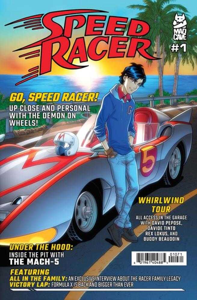 Speed Racer #1 1:10 Cover G Chris Batista Car Magazine Homage Unlock Variant
