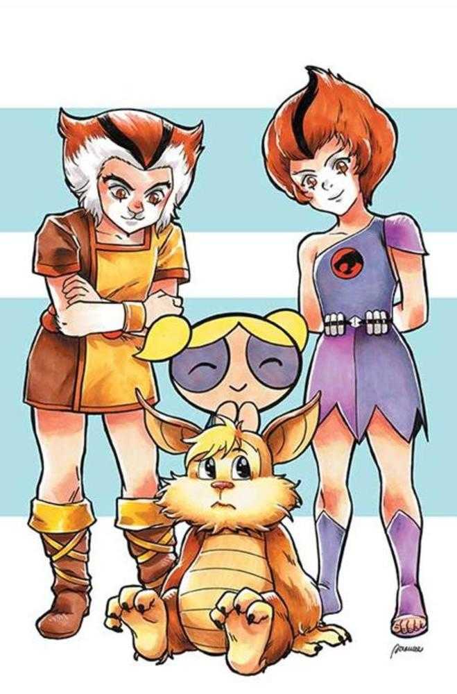 Thundercats Powerpuff Girls #2 Cover H 1:15 Saowee Full Art Variant